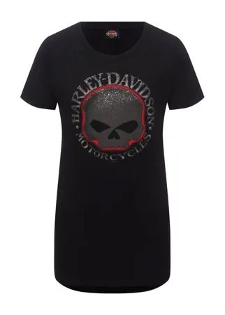 Хлопковая футболка Harley-Davidson