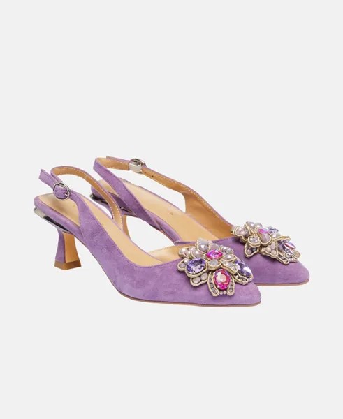 Туфли-лодочки с пяткой на пятке Alma en Pena, фиолетовый