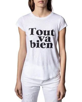 Женская футболка Zadig - Voltaire Skinny Tout Va Bien, размер S