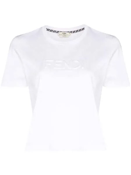 Fendi logo-embossed T-shirt