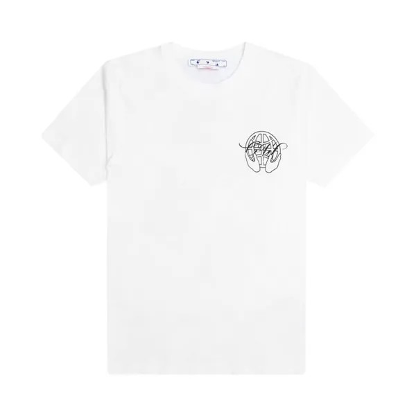 Футболка Off-White Hand Arrow Over T-Shirt, белый