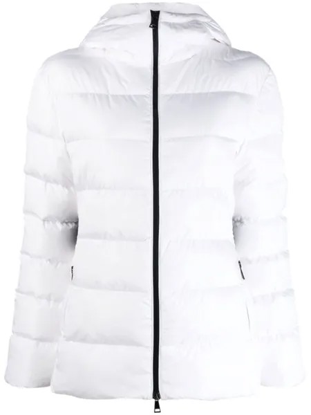Пуховик Dera на молнии Moncler, белый