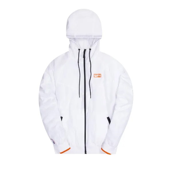 Kith And Nike для New York Knicks Windrunner Куртка Белая