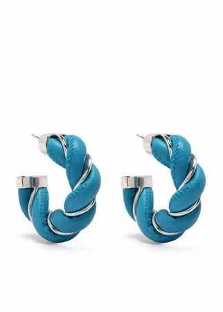 Bottega Veneta витые серьги-кольца
