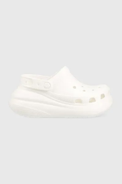 Классические шлепанцы Crush Clog Crocs, белый