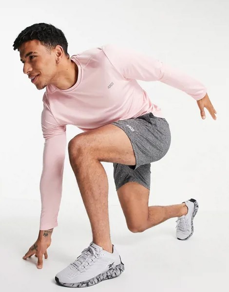 Лонгслив из быстросохнущей ткани ASOS 4505 Icon Training-Розовый цвет