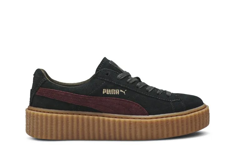 Кроссовки Puma Fenty x Wmns Suede Creeper 'Green Bordeaux', зеленый