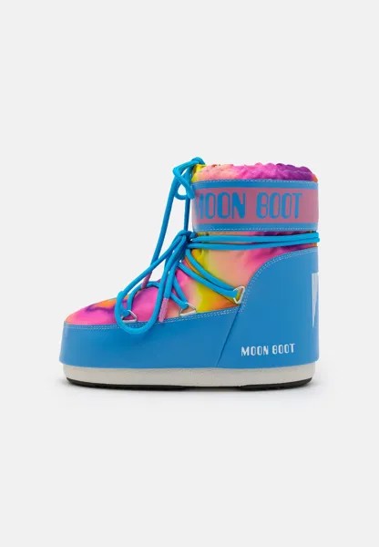 Зимние ботинки Icon Low Tie Dye Moon Boot, цвет alaskan blue