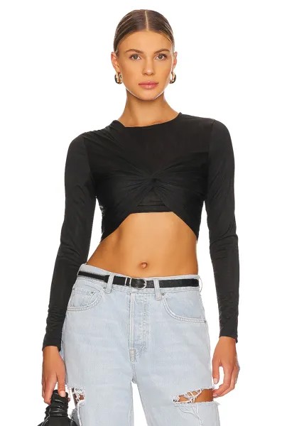 Топ superdown Drew Twist Front, черный