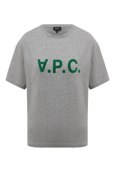 Хлопковая футболка A.P.C.