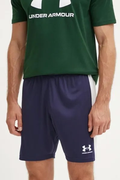 Тренировочные шорты Challenger Under Armour, темно-синий