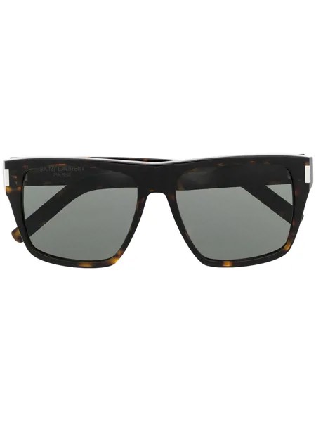 Saint Laurent Eyewear солнцезащитные очки SL424 в квадратной оправе