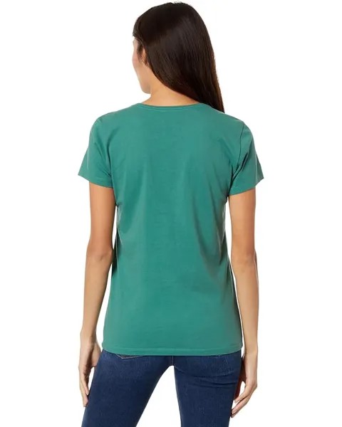 Футболка Life is Good Word Max Short Sleeve Crusher Tee, цвет Spruce Green