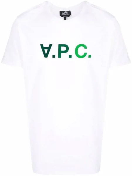 A.P.C. футболка с логотипом