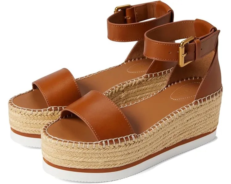 Туфли See by Chloe Glyn Espadrille Wedge Platform, цвет Tan 1