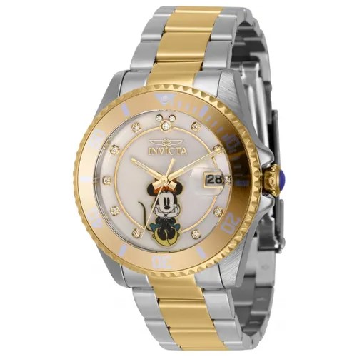 Наручные часы INVICTA Часы женские кварцевые Invicta Disney Minnie Mouse Lady 41207, серебряный