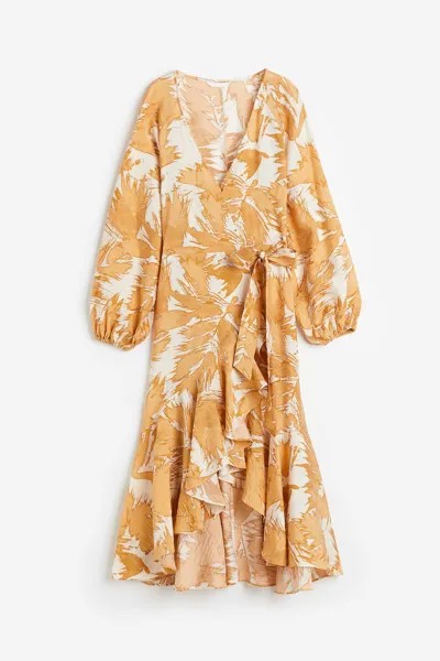 Платье женское H&M 1170241003 бежевое 3XL (доставка из-за рубежа)