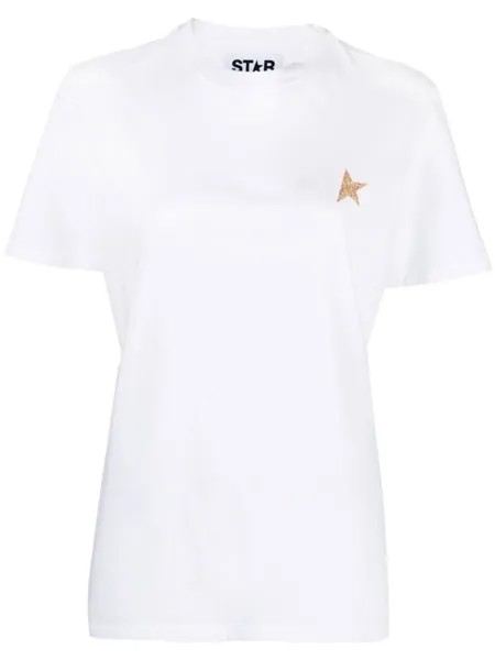Golden Goose футболка с принтом, белый