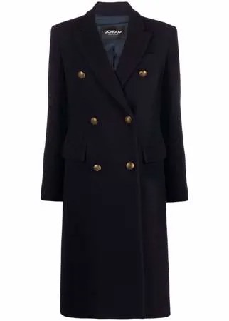 DONDUP двубортное пальто из смесовой шерсти