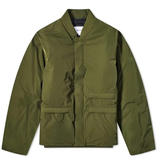 Куртка-бомбер в стиле милитари Norse Projects Ryan, армейский зеленый