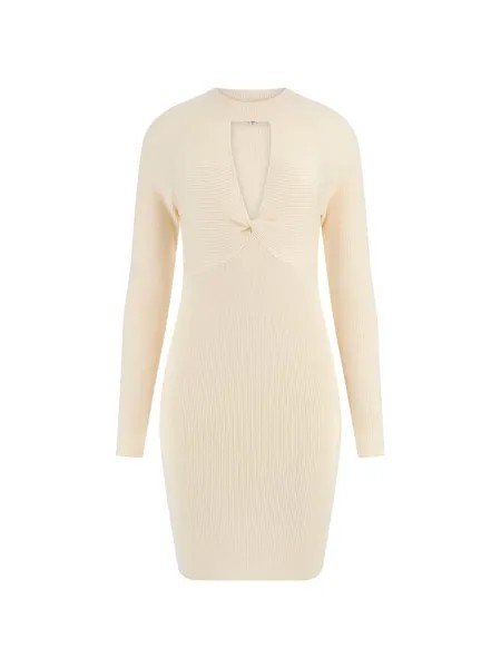 Вязанное платье GUESS, от белого
