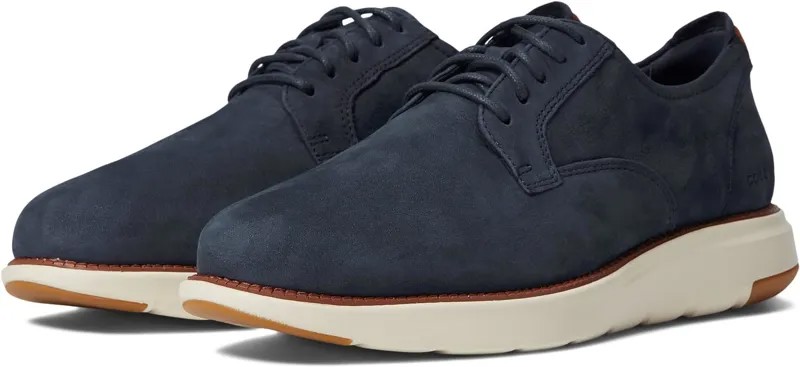 Оксфорды Grand Atlantic Oxford Cole Haan, цвет Navy Blazer Nubuck/Ivory
