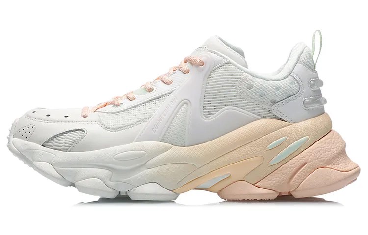 LINING CF Lifestyle Shoes Women's Low-top White/orange