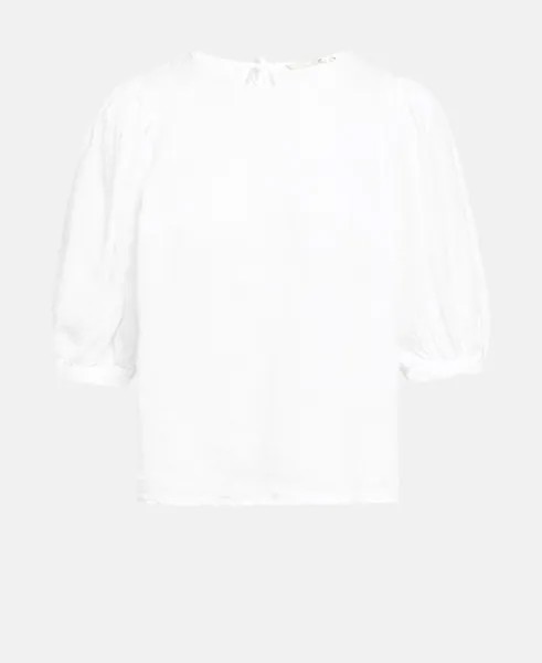 Льняная блузка-рубашка Mexx, белый