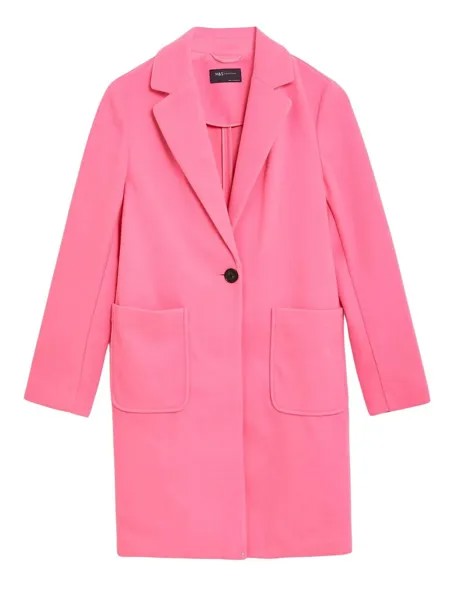 Межсезонное пальто Marks & Spencer, розовый
