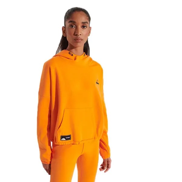 Худи Superdry Mountain Tech Crop, оранжевый
