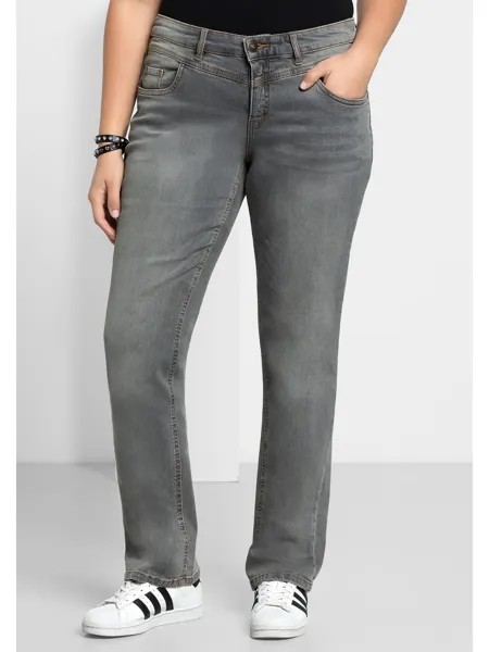 Джинсы sheego, цвет grey Denim