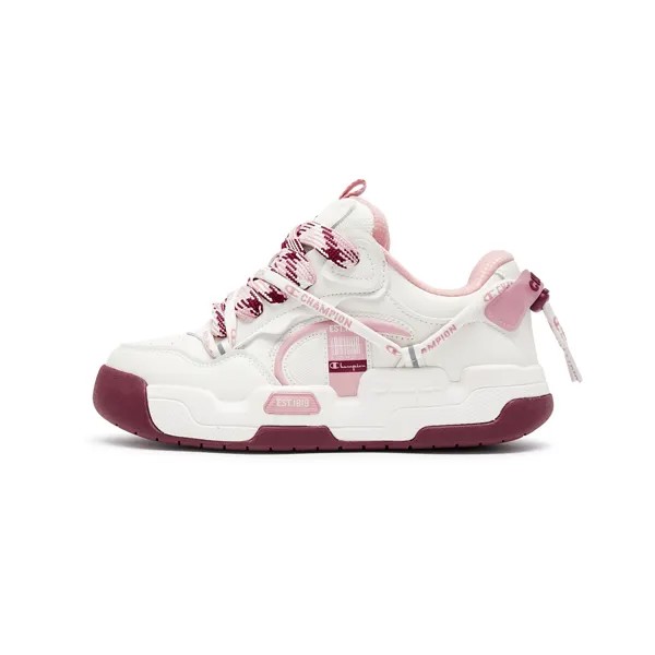 Кроссовки Champion Skateboarding Shoes Unisex Low-top Pink Red, светло-красный