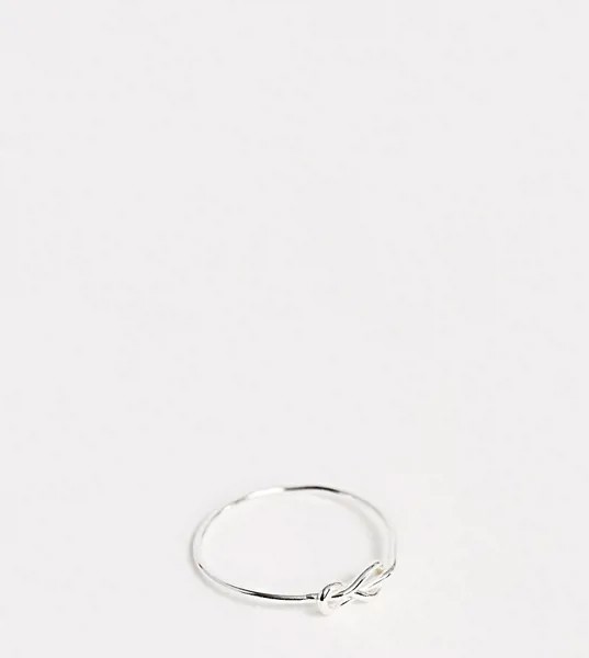 Серебряное кольцо с узлом Kingsley Ryan-Серебряный