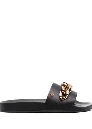 Versace шлепанцы с декором Medusa