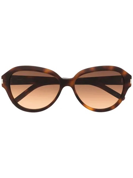 Saint Laurent Eyewear солнцезащитные очки SL400 в круглой оправе