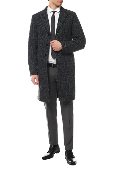 Пальто-пиджак мужское MISTEKS DESIGN 31962 синее 46