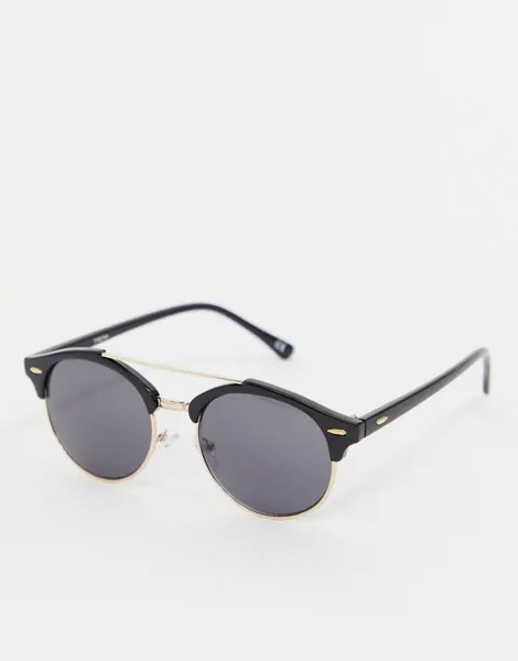 Черные солнцезащитные очки в стиле ретро Reclaimed Vintage Inspired эксклюзивно для ASOS-Черный