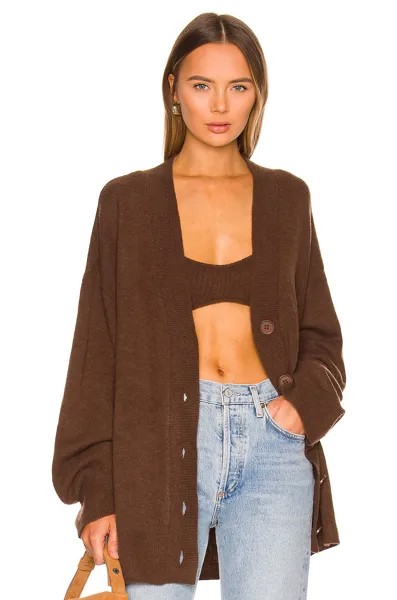 Кардиган Camila Coelho Trista Oversized, цвет Chocolate