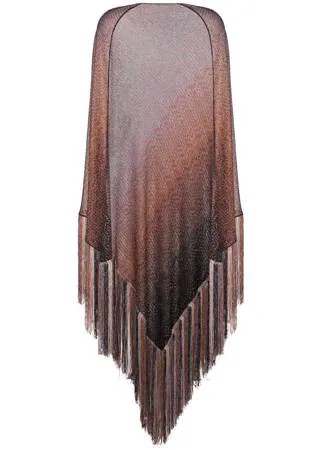 Missoni шарф-накидка с узором зигзаг