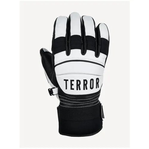 Перчатки Terror, размер L, белый, черный