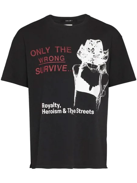 Ksubi футболка с принтом Survive Biggie