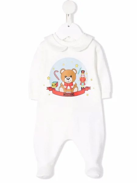 Moschino Kids пижама с логотипом Teddy Bear