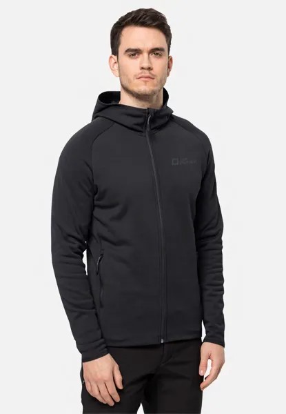 Толстовка BAISELBERG HOODED FZ Jack Wolfskin, цвет black