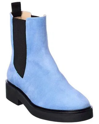 Stuart Weitzman Henley Замшевые женские ботинки челси синие 8