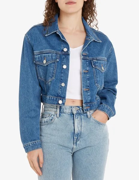 Джинсовая куртка Claire Tommy Jeans, синий