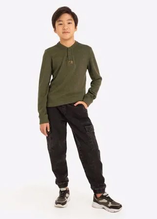 Утеплённые джинсы Jogger с карманами-карго для мальчика Gloria Jeans