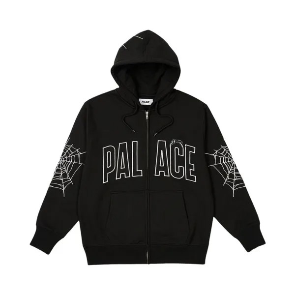 Толстовка Palace Spider Zip 'Black', черный