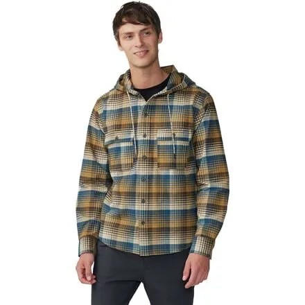 Рубашка с капюшоном Dusk Creek мужская Mountain Hardwear, цвет Ridgeline Glass House Plaid