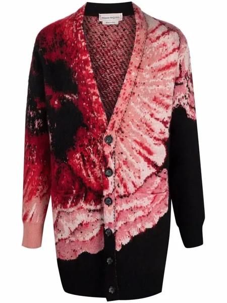 Alexander McQueen кардиган с узором