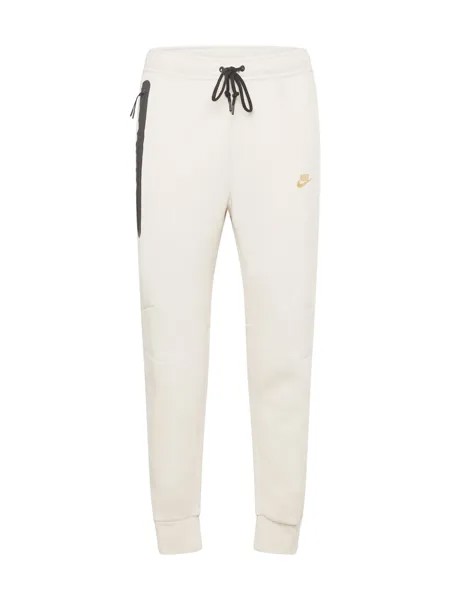 Зауженные брюки Nike Sportswear TCH FLEECE, цвет Ivory
